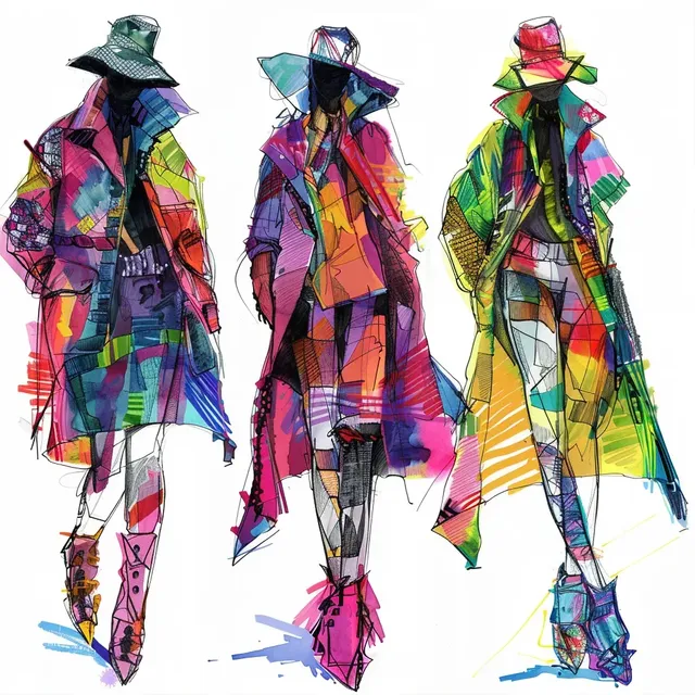 2024 Fashion Week Sketches