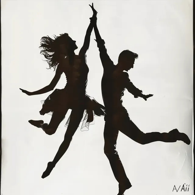 AI Dancers Silhouette