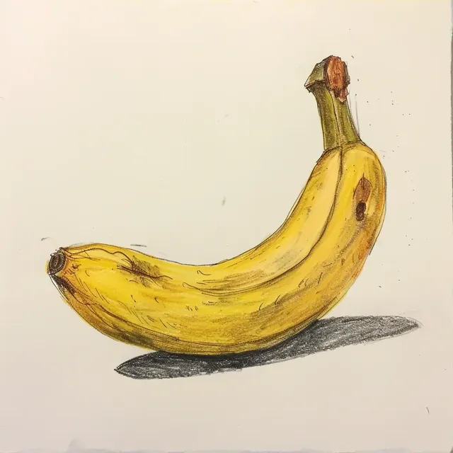 Banana Drawn by Jukan