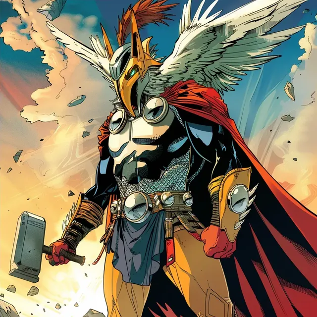 Beta Ray Bill Thor by Walt Simonson