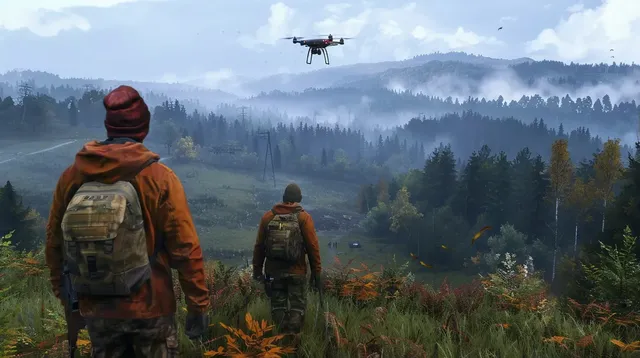 DayZ Survivors and Drone