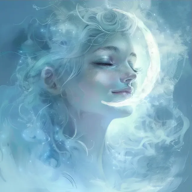 Ethereal Moonbeam Portrait