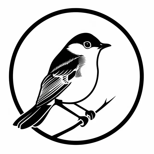 Martlet Bird Golden Ratio Logo