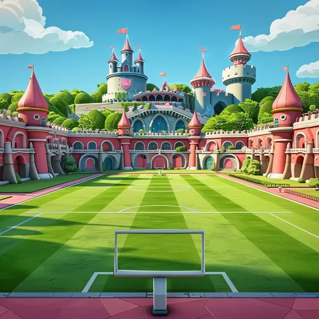 Pixar Football Field Bleachers