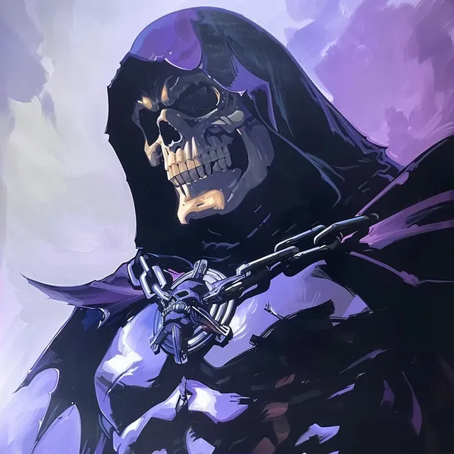 Skeletor in 80’s Animation by Alex Ross