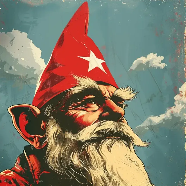 Soviet Gnome Propaganda Poster