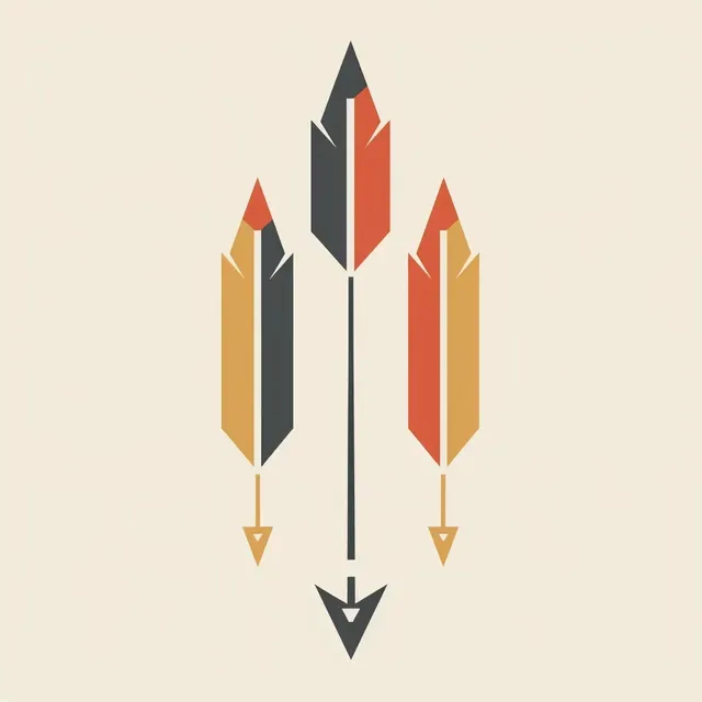 Symmetrical Arrow Icon Set