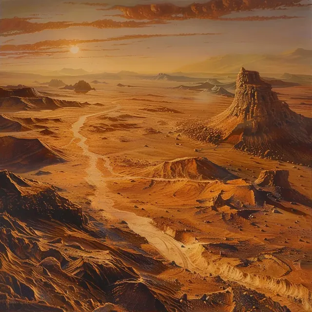 Vast Martian Landscape